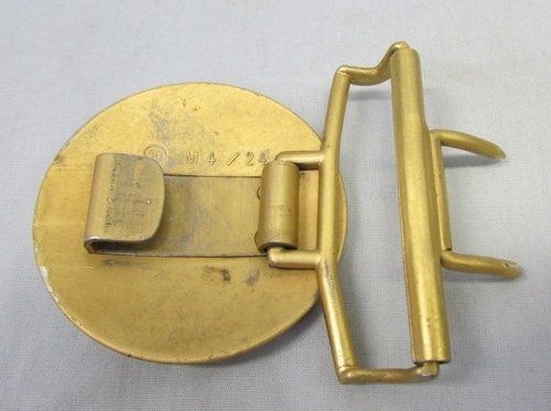  German WWII Political Leaders Belt Buckle, RZM M4/24 — image 2
