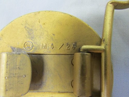 German WWII Political Leaders Belt Buckle, RZM M4/24 — image 4