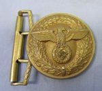 German WWII Political Leaders Belt Buckle, RZM M4/24