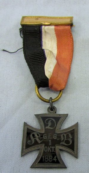  German Franco-Prussian War Veterans Medal, New York Retailer — image 2