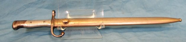  Argentine M1891, Mauser Bayonet, Aluminum Grip, Mfg Matching — image 2