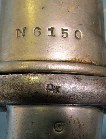  Argentine M1891, Mauser Bayonet, Aluminum Grip, Mfg Matching — image 3