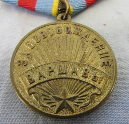  Soviet WWII Campaign Medal Liberation of Warsaw — image 3