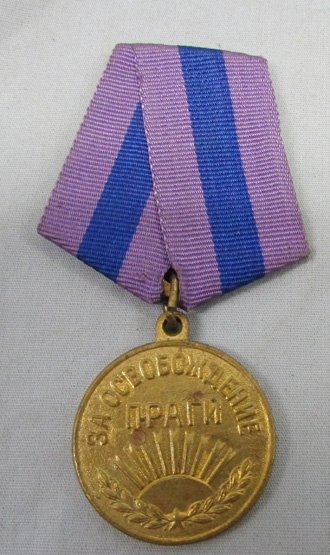  Soviet WWII Campaign Medal Liberation of Prague — image 4