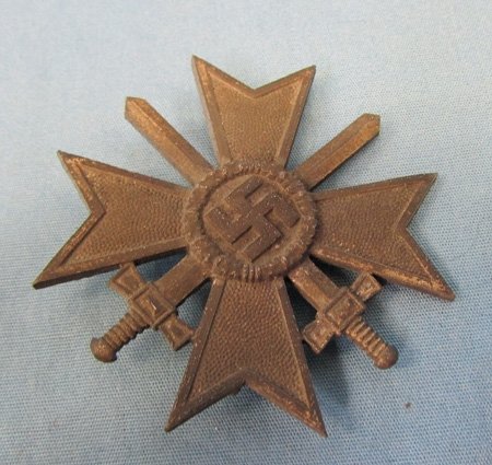  German WWII War Service Cross with Swords 1st Class, Maker Marked — image 2