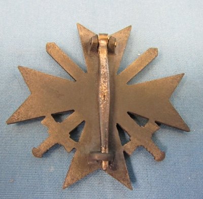  German WWII War Service Cross with Swords 1st Class, Maker Marked — image 3