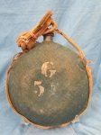 US Civil War, M1858 Smooth Side Canteen, Stenciled Cover