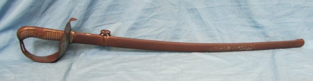  Spanish 19th Century Mounted Artillery Sword, Toledo 1884 — image 2