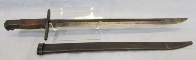  Japanese WWII Type 30 Bayonet, Tokyo Hourglass Hikari Seiki — image 3