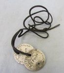 US WWI Doughboy Dog Tag Set,