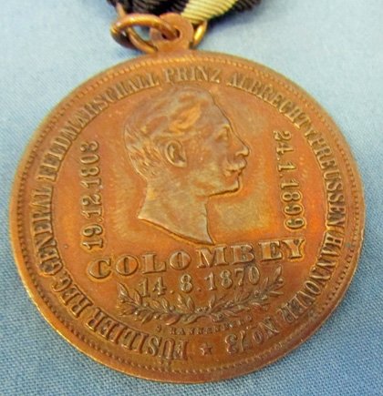  German, 1899 Hannovarian Anniversary Medal & Ribbon — image 3