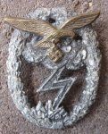 German WWII Luftwaffe Ground Combat Badge, Field Recovered