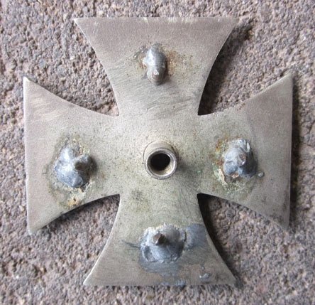 German WWII Screwback Iron Cross 1st Class, Soldier Modified — image 4