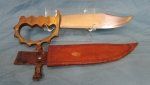 US WWII Australian Made Fighting Knife & Scabbard