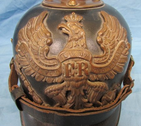  German Pre WWI M1887, Prussian Enlisted Pickelhaube — image 3