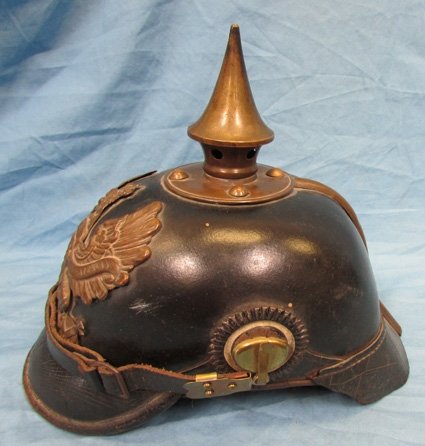  German Pre WWI M1887, Prussian Enlisted Pickelhaube — image 4