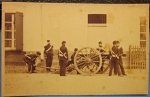 French, Franco-Prussian War, Second Empire Era Artillery CDV