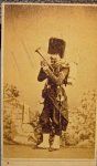 French, Franco-Prussian War CDV, Grenadier Musician