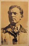 German WWII Luftwaffe Fighter Ace Postcard, Major Oesau, 127 Victories