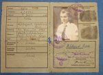 German WWII BDM Girl Identity Card