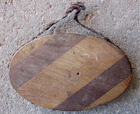 German WWI Trench Art Wall Hanging, Aviation Sailor — image 3