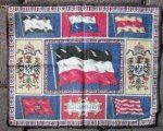 US Pre WWI Flag Felt Tobacco Premium, German Flags