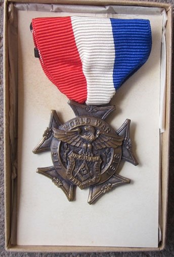 US WWI State of New Jersey Victory Medal, Original Box — image 2