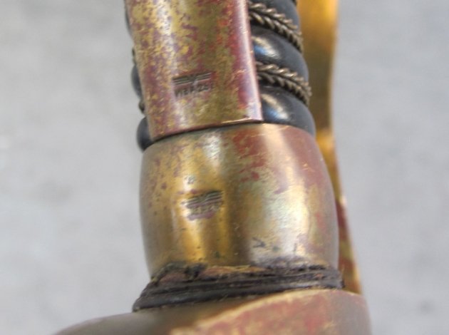 German WWII Heer Enlisted Mounted Troops Ordnance Saber, Eickhorn 1938 — image 5