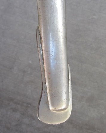 Japanese WWII Army Company Grade Officer Dress Sword, Silver Family Mon — image 8