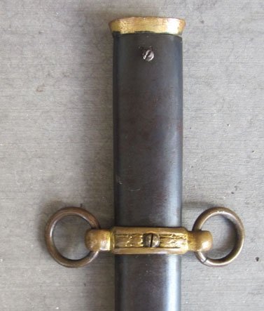 US Indian War Era, 1860 Staff Officers Sword, Etched Blade — image 11