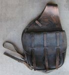 US WWI M1904 Leather Saddlebags, Canvas Liners & Two White …