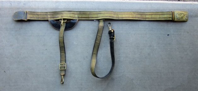 US IW-SAW Era, Army Field Grade Officer Dress Sword Belt — image 4