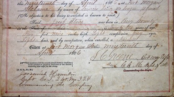 US Civil War Discharge Lot of Two, Missouri Soldier, 21st Infantry, Battle of Shiloh Veteran — image 7