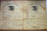 US Civil War Discharge Lot of Two, Missouri Soldier, 21st …