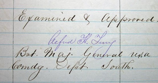 US Civil War Reconstruction Era, Autograph Gen'l Alfred H. Terry, Commander 1876 Sioux Campaign 1876, Reno, Benteen Relief Column, Little Bighorn — image 3