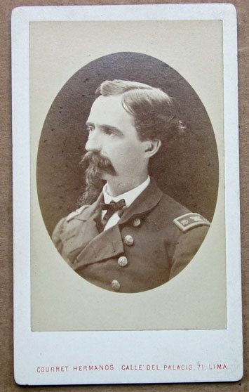 US Civil War, Spanish American War Era, US Navy Officer Identified CDV Image, USS Ossipee 1872, Retired As Rear Admiral USN — image 2