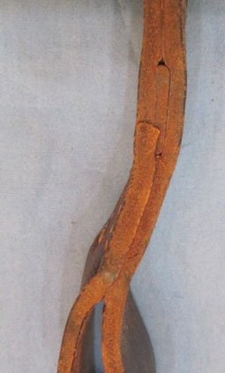 German WWII S84/98 Bayonet Frog — image 4