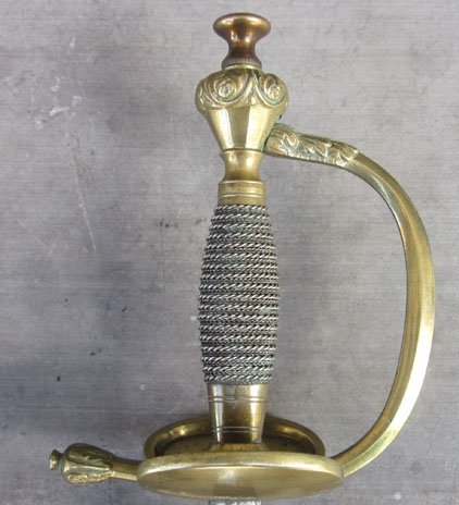 German Imperial Era, Old Model Infantry Officers Sword, Triple Etched Blade — image 3