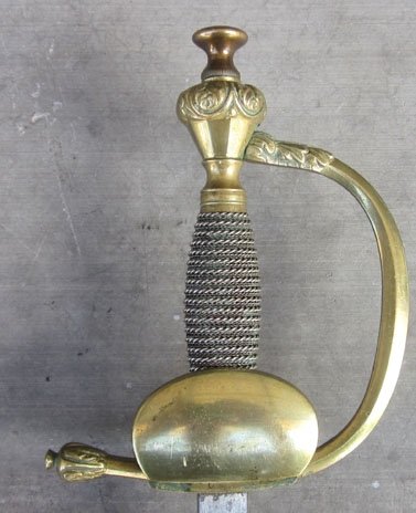 German Imperial Era, Old Model Infantry Officers Sword, Triple Etched Blade — image 5