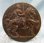 Ecuador, Bronze Centennial Medal, Battle of Pichincha, 1822-1922