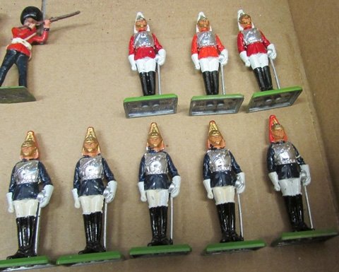  British Post WWII, Britains Soldier Lot, 22 Figures — image 6