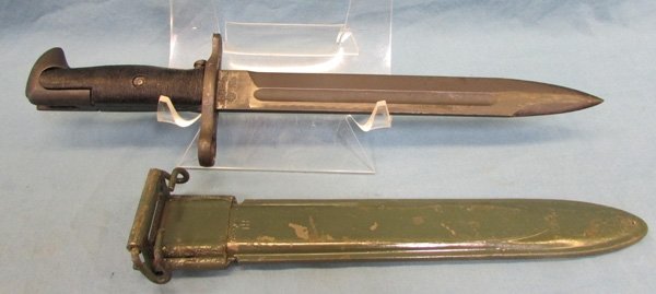  Taiwan Cold War Era, M1 Garand Bayonet, KS 60-6, IH Scabbard — image 4