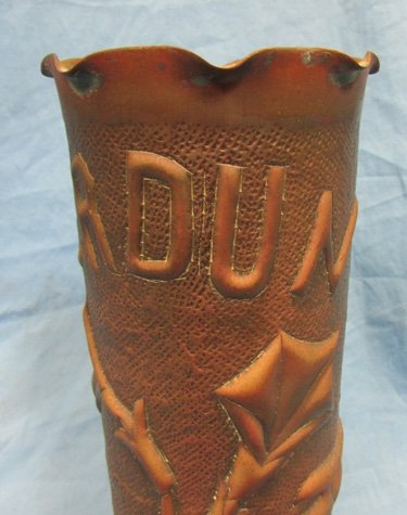  WWI Trench Art Vase, Verdun — image 4