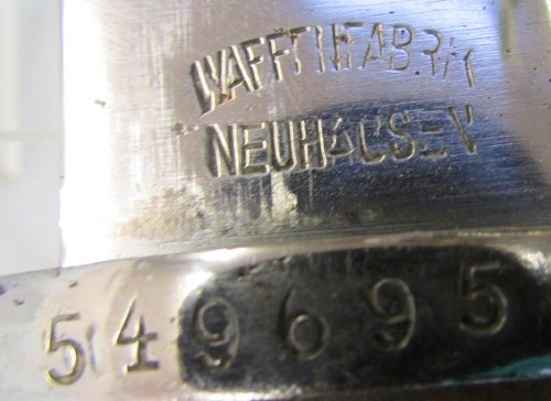  Swiss Model 1914 Pioneer Bayonet, Waffenfabrik Neuhasen — image 6