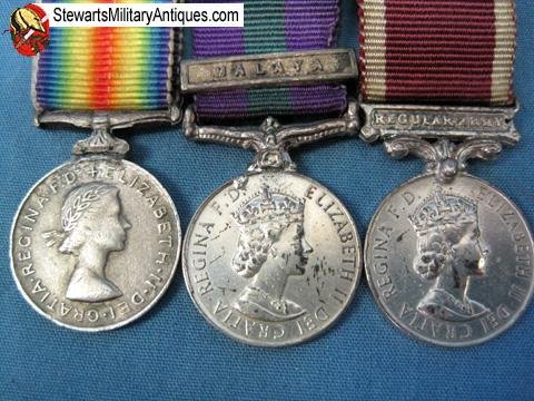 British Korean War Miniature Medal Trio — image 3
