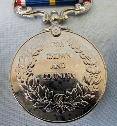  British National Service Medal, Cased, Named — image 5