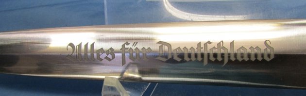  German WWII M1933 SA Enlisted Dagger, Transitional Model, Tiger Mfg, — image 5