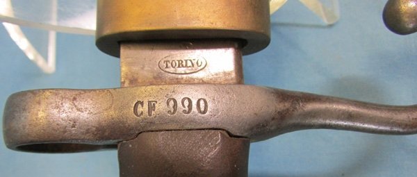  Italian M1871 Bayonet Torino Arsenal, Long Spring Grip — image 3