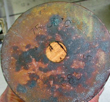  WWI Trench Art French 75 mm Shell Vase — image 4