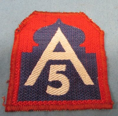  US WWII Italian Made, 5th Army SSI — image 2
